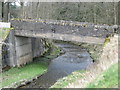 Road bridge over spillway below Combs Reservoir