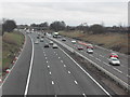 M62 From Bridge Irlam Moss