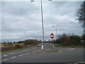 View south along the A487 from Glandwyfach junction