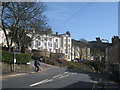 Cyclist on Castle Hill Road