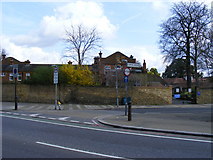TQ2177 : Junction of Burlington Lane and Corney Road London by PAUL FARMER
