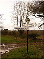 ST3604 : Thorncombe: signpost at Forde Grange by Chris Downer