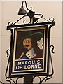 Nettlecombe: Marquis of Lorne pub sign