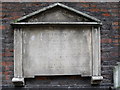 Memorial on the outside wall at St Peter-upon-Cornhill (6)