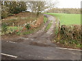 Access lane to Twyn-y-cadno and Foxhill