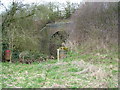SP3966 : Disused farm bridge on the Leamington to Rugby dismantled Railway by James Cobbett
