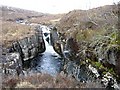 NG8758 : Waterfall on Abhainn Coire Mhic Nobuil by sylvia duckworth