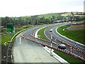 The A1 road approaching the Sheepbridge exit