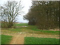 Footpath to Tiffenden Manor Farm near Barn Wood