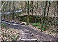 Steps to Drymill Lane from former railway line