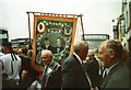 The Lisburn contingent of the AOH assembling in The Mall