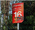 Weight restriction sign, Dunmurry