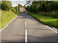 View south along Lawshall Road towards the Metcalfe Arms pub