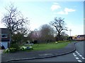 Green space at junction of Willow Drive and Brookside Avenue