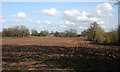 Newly ploughed field, north of Dairy House Farm