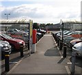 Car park bollards at Sainsbury