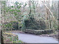 Ruins of the old mill at Felin Uchaf