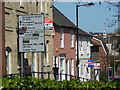 Station Road West towards the junction