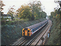 Railway cutting north of Otford station