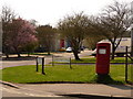 SY6890 : Dorchester: postbox № DT1 200, Poundbury Road by Chris Downer