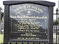 Information board at St. Michael