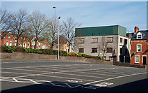 J3374 : Car park, Belfast by Albert Bridge
