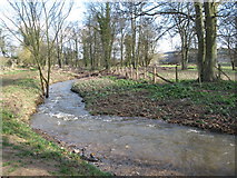 NY9764 : The Cor Burn at Corbridge Mill (2) by Mike Quinn