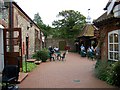 Courtyard cafe at the Thursford Collection