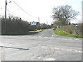 Approaching Broad Oak from Aldington