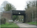 Railway bridge over the approach to Little Somerford