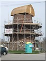 SJ9240 : Meir Heath Windmill restoration by John M