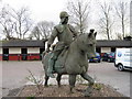 Statue at South Causey Inn