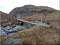 NG8060 : Footbridge over the Allt an Uain by John Allan