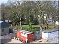 Burial Ground - viewed from Footbridge over Bingley Bypass