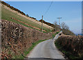 SN6471 : Minor road above Cwm Byr by Nigel Brown