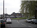 Traffic roundabout at Bristnall Fields