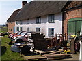 Vehicles In Old Farm Yard