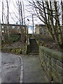 Steps, between Bank View and Spring View Road