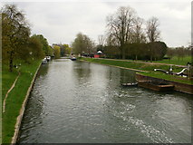 TL4559 : Bridge view of the River Cam by Peter S