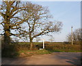 Road junction near Holways Farm