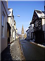 Ruthin in the snow - Castle Street