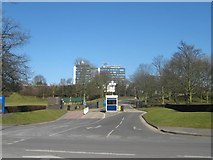 SK3337 : Main Entrance to University of Derby, Kedleston Road, Allestree,  Derby by Eamon Curry