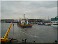 Southampton Docks, dredging