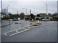 Double mini-roundabout on B3301 at Ventonleague.