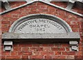 SO7684 : Alveley Methodist Church (former Primitive Methodist Chapel) - detail, Church Road by P L Chadwick
