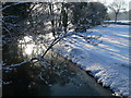 The River Clywedog in Rhewl