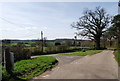 Lane junction, Lidwells Lane