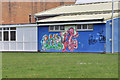 School wall graffiti - Llandaff North