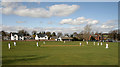 A cricket match at St Boswells