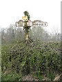 Old signpost, Luntley